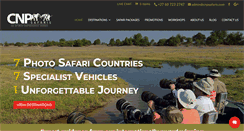 Desktop Screenshot of cnpsafaris.com